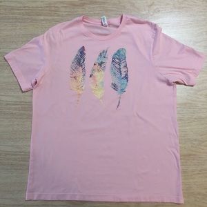 Bella Canvas Tee- Feather imprint